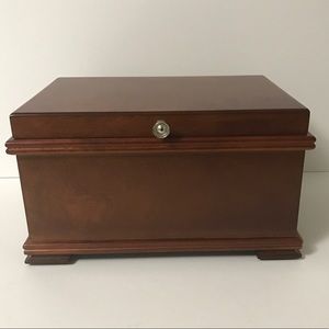 Reed & Barton wood jewelry box